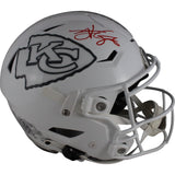 Travis Kelce Autographed Kansas City Chiefs 24STS SpeedFlex Helmet Beckett 49088