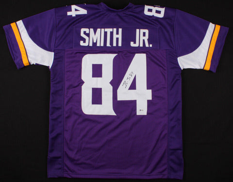 Irv Smith Jr Signed Minnesota Vikings Jersey (Beckett COA) 2019 2nd Rd Pick T.E.