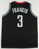 Steve Francis Signed Houston Rockets Black Jersey (JSA COA) 3xAll Star Guard