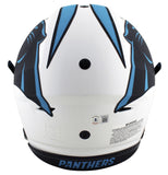 Panthers Luke Kuechly Keep Pounding Signed Lunar Speed Flex Full Size Helmet BAS