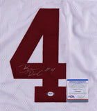 Brian Robinson Jr Signed Alabama Crimson Tide Jersey (PSA COA) 2021 Senior R.B.