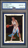 2002-03 Fleer Premium #112 Yao Ming RC Rookie On Card PSA/DNA Auto GEM MINT 10