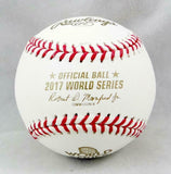 George Springer Autographed World Series Rawlings OML Baseball- JSA W Auth *Blue