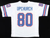 Rick Upchurch Signed Denver Broncos Jersey (JSA COA) Denver All Pro Receiver