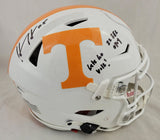 HENDON HOOKER SIGNED TENNESSEE VOLUNTEERS SPEEDFLEX AUTHENTIC HELMET BECKETT QR