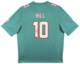 Dolphins Tyreek Hill Signed Teal Nike Game Jersey BAS Witnessed #2W232851