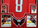 FRAMED SUEDE ALEX OVECHKIN WASHINGTON CAPITALS AUTOGRAPHED SIGNED JERSEY JSA COA