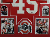 FRAMED OHIO STATE BUCKEYES ARCHIE GRIFFIN SIGNED INSCRIBED JERSEY BECKETT HOLO