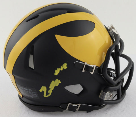 Cade McNamara Signed Michigan Wolverines Speed Mini-Helmet (Beckett) Junior Q.B.