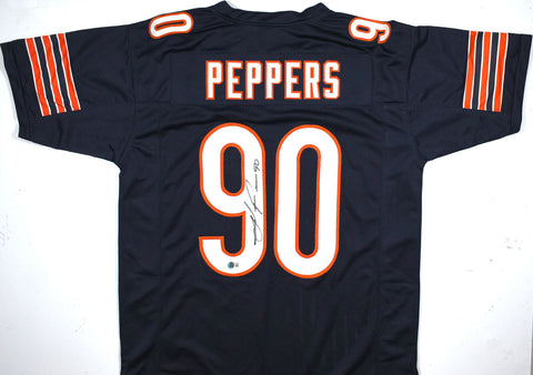 Julius Peppers Autographed Blue Pro Style Jersey - Beckett W Hologram *Black