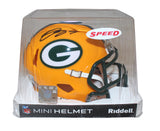 Quay Walker Autographed Green Bay Packers Speed Mini Helmet Beckett 38204