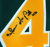 SEATTLE SONICS SHAWN KEMP AUTOGRAPHED SIGNED GREEN JERSEY PSA/DNA STOCK #187732