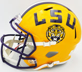 ODELL BECKHAM JR. AUTOGRAPHED LSU YELLOW FULL SIZE HELMET BECKETT WITNESS 235086