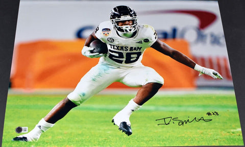 ISAIAH SPILLER SIGNED AUTOGRAPHED TEXAS A&M AGGIES 16x20 PHOTO BECKETT