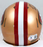 George Kittle Autographed San Francisco 49ers Speed Mini Helmet- Beckett W Holo