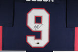 MATTHEW JUDON (Patriots blue TOWER) Signed Autographed Framed Jersey Beckett