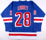 Paul Carey Signed Rangers Blue Jersey (Beckett COA) Playing career 2012-present