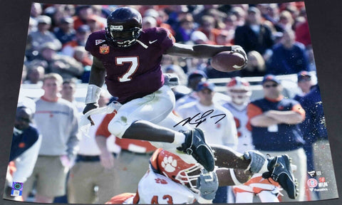 MICHAEL VICK AUTOGRAPHED SIGNED VIRGINIA TECH HOKIES 16x20 PHOTO FANATICS