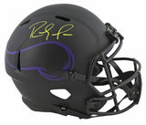 Vikings Randy Moss Signed Eclipse Full Size Speed Rep Helmet BAS Witnessed