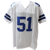 Ken Norton Jr. Autographed/Signed Pro Style White Jersey Beckett 44679