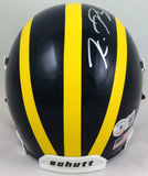 Kwity Paye Autographed Michigan Schutt Mini Helmet-Beckett W Hologram *Silver