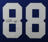 DREW PEARSON (Cowboys blue SKYLINE) Signed Autographed Framed Jersey JSA