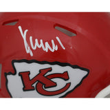 Xavier Worthy Autographed Kansas City Chiefs Speed Mini Helmet FAN 48848