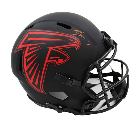 Bijan Robinson Signed Atlanta Falcons Speed Full Size Eclipse NFL Helmet