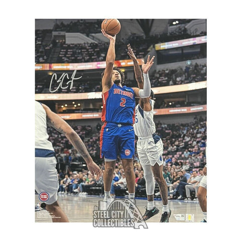 Cade Cunningham Autographed Detroit 16x20 Basketball Photo - Fanatics