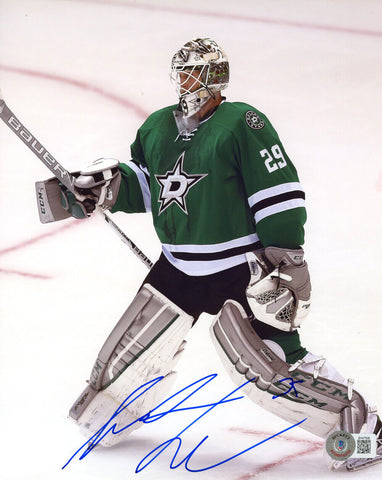 Anders Lindback Autographed Dallas Stars 8x10 Photo Beckett 46278