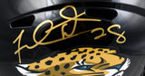 Fred Taylor Autographed Jaguars F/S Speed Helmet-Beckett W Hologram *Gold