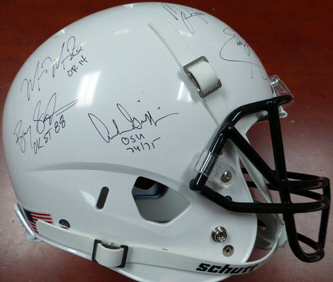 HEISMAN WINNERS AUTOGRAPHED FULL SIZE HELMET 23 SIGS SANDERS STEINER 121616