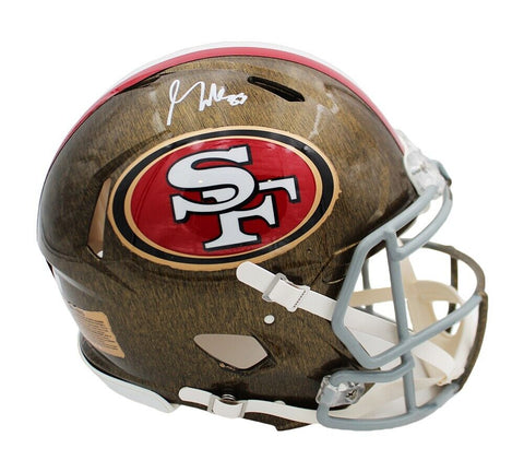 George Kittle Signed San Francisco 49ers Speed Auth Hand Painted Helmet