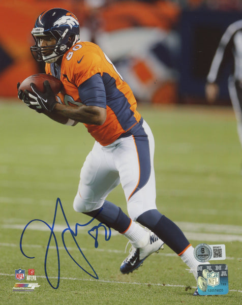 Broncos Julius Thomas Authentic Signed 8x10 Photo Autographed BAS #BR54811