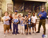 The Sandlot Autographed 8x10 Outside Photo w/7 Actors -Beckett W Hologram *Blue