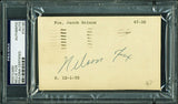 White Sox Nellie Fox Authentic Signed 3X5 Postcard Autographed PSA/DNA Slabbed