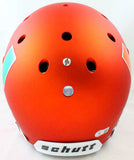 Ray Lewis Autographed Miami Hurricanes Orange Schutt F/S Helmet -Beckett W Holo