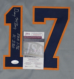 Denny McLain Signed Detroit Tigers Jersey Inscribed "ERA 1.96, K: 280" (JSA COA)