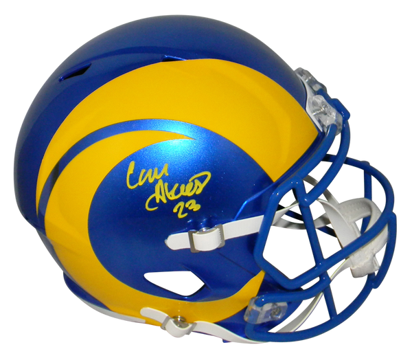 CAM AKERS AUTOGRAPHED LOS ANGELES RAMS 2020 FULL SIZE SPEED HELMET JSA