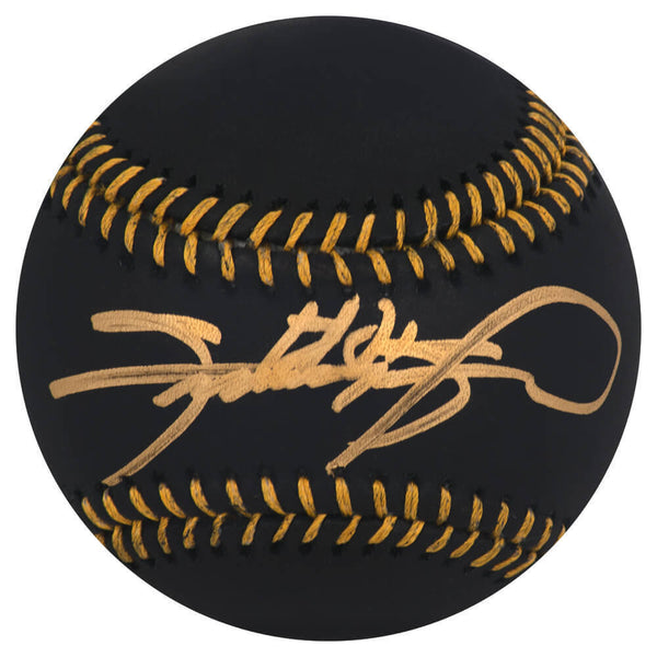 Sammy Sosa (CUBS) Signed Rawlings Official Black MLB Baseball - (SCHWARTZ COA)