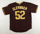 Mike Clevinger Signed San Diego Padres Brown Home Nike Style Custom Jersey / JSA