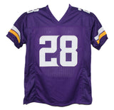 Adrian Peterson Autographed Pro Style Purple XL Jersey 2007 ROY BAS 33993