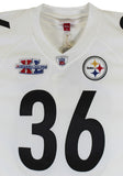 Steelers Jerome Bettis 2x Insc Signed White Mitchell & Ness Jersey BAS Witnessed