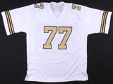 Willie Roaf Signed New Orleans Saints White Jersey (Beckiett COA) HOF O-Lineman