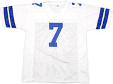 DALLAS COWBOYS TREVON DIGGS AUTOGRAPHED WHITE JERSEY PSA/DNA STOCK #233668