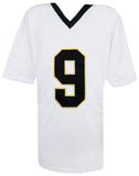 Drew Brees (SAINTS) Signed White Custom Football Jersey - (BECKETT COA)