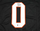 Ollie Gordon II Autographed Black College Style Jersey - Beckett W Holo *Black