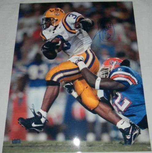 KEVIN FAULK AUTOGRAPHED SIGNED LSU TIGERS VS FLORIDA GATORS 16x20 PHOTO COA