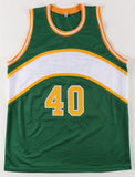 Shawn Kemp Signed Seattle Supersonic Jersey (Beckett) 6xNBA All Star Forward