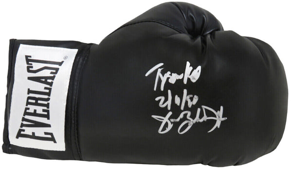 James Buster Douglas Signed Everlast Black Boxing Glove w/Tyson KO 2-11-90 - SS